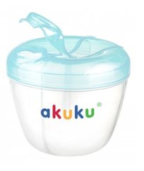 AKUKU Nádobka na tri dávky mlieka - modrá