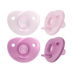Philips AVENT Cumlík Soothie 0-6m, 2 ks - dievča, 2 ks