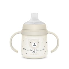 SUAVINEX Prvá fľaša s uškami WILD & FREE 150 ml - šedá