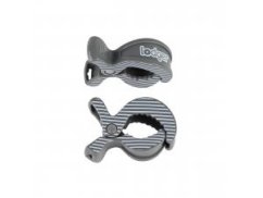 LODGER Swaddle Clip 2 v balení - Carbon-Stripe