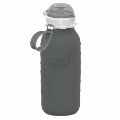 Squeasy Gear Silikónová fľaša 480ml - šedá