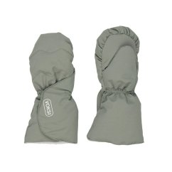 VOKSI Baby Mittens Rukavice - meadow green / light grey 1-2y