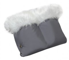 EMITEX Rukávník kočár LUXURY softshell - tmavě šedý.