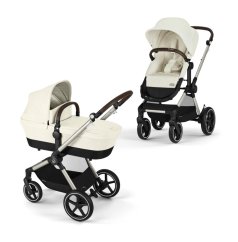 CYBEX Gold EOS LUX Kombinovaný kočárek 2v1 - TPE Seashell Beige | light beige