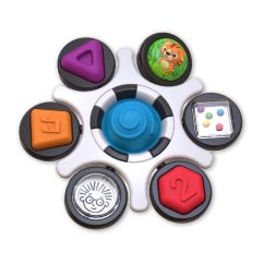 BABY EINSTEIN Hračka senzorická Curiosity Clutch ™ 3m + - Hračka senzorická Curiosity Clutch ™