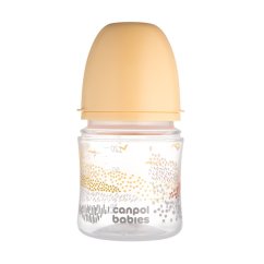 CANPOL BABIES Antikoliková lahev EasyStart MOUNTAINS 120ml - Béžová