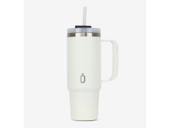 RUNBOTT Termohrnček 800 ml s nerezovým brčkom - Krémový