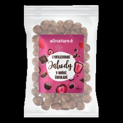 ALLNATURE Mrazom sušené jahody v horkej čokoláde 100 g - 100 g