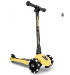 SCOOT & RIDE Kolobežka HIGHWAYKICK 3 LED (3-6 rokov) - citrónová