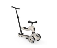 SCOOT & RIDE Highwaykick 1 Push and Go Multifunkčná kolobežka - šedá