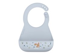LITTLE DUTCH Silikónový bryndák - Lesné priateľe