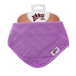 KIKKO Detský slintáček bambusový Colours BMB - Lilac