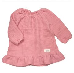 PINKIE šatičky Bellou Muslin - Rose Pink Varianta/ veľkosť: 86-92