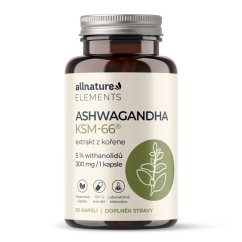 ALLNATURE Elements Ashwagandha KSM-66 90 cps - 90 cps