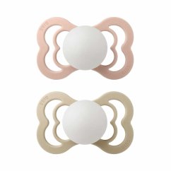 Bibs Supreme Cumlíky vel. 2 zo silikónu 2 ks - Blush / Vanilla nočné
