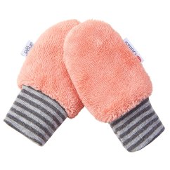 LITTLE ANGEL Rukavice bez palce MAZLÍK BAMBUS Outlast® - tm. broskyňová Veľkosť 2.