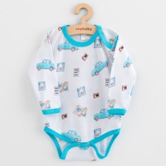 NEW BABY Kojenecké body New Baby Classic II cars - vel. 74