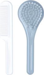 LUMA Detský hrebeň a kefka - Nylon Celestial Blue