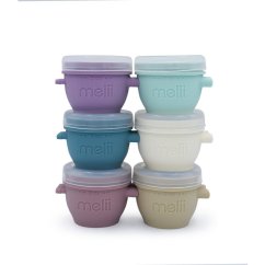 MELII Kelímky na potraviny Snap&Go - 59 ml - 6ks - Luxe pastelové