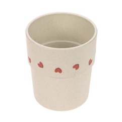 Lässig Detský hrnček Mug PP/Cellulose Happy Rascals - Heart levanduľa.