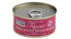 FISH4CATS Konzerva pre mačky Finest tuniak s krevetami 70 g - 70 g
