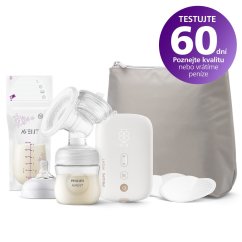 Philips AVENT Elektrická odsávačka materského mlieka Premium nabíjacia SCF396/31 - Odsávačka SCF396/31