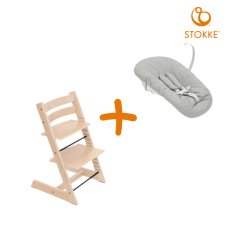 STOKKE Akčný set Tripp Trapp® Newborn - Natural + Grey