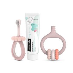 SUAVINEX SADA na ústnu hygienu - ružová