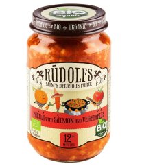 Rudolfs BIO Paella s lososem a zeleninou 190 g Rudolfs BIO Paella s lososom a zeleninou 190 g