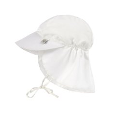 LÄSSIG Sun Protection Flap Hat nature - 19-36 mesiacov.