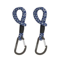 Lässig FAMILY Casual Stroller Hooks Cord /háčky na uchytenie tašky - čierna/modrá/vanilková