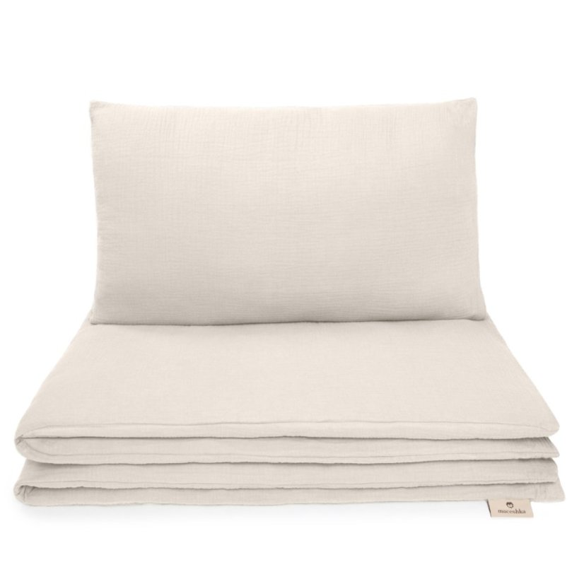 Mušelínové povlečení Maceshka Nature - ecru.