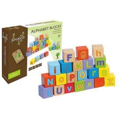Drevené kocky Abeceda 30ks 12m+ - Drevené kocky Abeceda 30ks 12m+.