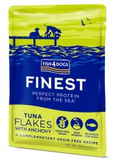 FISH4DOGS Kapsička pre psov Finest tuňákové kúsky s ančovičkami 100 g - 100 g