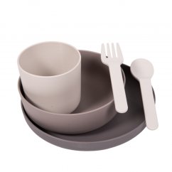 BO JUNGLE Jedálenská sada CPLA 5ks Jedálenská sada CPLA 5ks Šedá