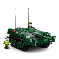 SLUBAN Model Bricks M38-B1010 Bojový tank STRV103 - M38-B1010 Bojový tank STRV103