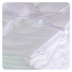 XKKO Vysokogramážne detské plienky LUX 70x70 (10 ks) - Biele.