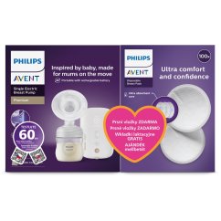 Philips AVENT Elektrická odsávačka materského mlieka Premium nabíjacia SCF396/31