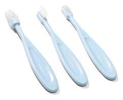 Sada kartáčikov na zúbky babyono - modrá.