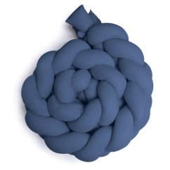 MACESHKA Pletený mantinel mušelín 180cm - Modrá