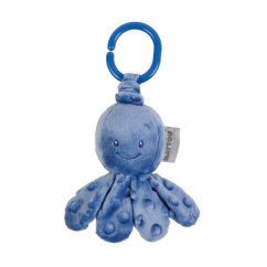 NATTOU Chobotnička vibrační na C kroužku tmavomodrá 20 cm - Blue 20 cm Lapidou