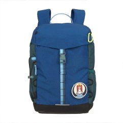 LÄSSIG Big Outdoor Backpack Unique Outdoorový batoh 14l - blue/green