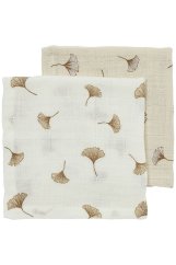 MEYCO Mušelínové plienky 30x30 cm 2-balenie - Off white/soft sand