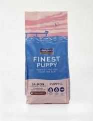 FISH4DOGS Granule malé pre šteniatka Finest losos so sladkými zemiakmi, 2m+ - 6 kg, 2m+