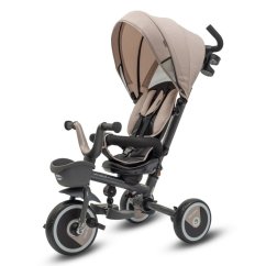 BABY MIX Detská trojkolka 5v1 RELAX 365° - béžová