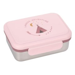 Lässig Krabička na desi Lunchbox z nerezovej ocele - Dobrodružstvo tipi